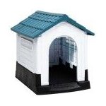 Vidaxl niche pour chien bleu 57x68x66 cm polypropylne