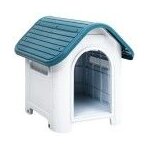 Vidaxl niche pour chien bleu 59x75x66 cm polypropylne