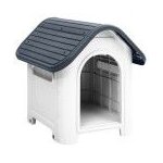 Vidaxl niche pour chien gris 59x75x66 cm polypropylne