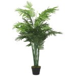 Vidaxl palmier artificiel 18 feuilles 80 cm vert
