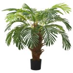 Vidaxl palmier cycas artificiel avec pot 90 cm vert