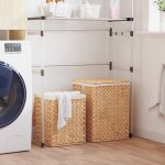 Vidaxl paniers  linge 2 pcs hyacinthe d'eau