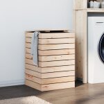 Vidaxl panier  linge 44x44x66 cm bois massif de pin