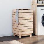 Vidaxl panier  linge 44x44x76 cm bois massif de pin