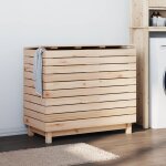 Vidaxl panier  linge 88, 5x44x76 cm bois massif de pin