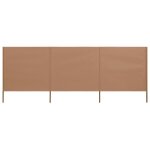 Vidaxl paravent 3 panneaux tissu 400 x 160 cm taupe Vidaxl paravent 3 panneaux tissu 400 x 160 cm taupe