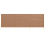 Vidaxl paravent 3 panneaux tissu 400 x 80 cm taupe Vidaxl paravent 3 panneaux tissu 400 x 80 cm taupe