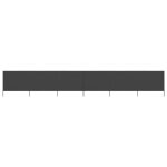 Vidaxl paravent 6 panneaux tissu 800 x 160 cm anthracite Vidaxl paravent 6 panneaux tissu 800 x 160 cm anthracite