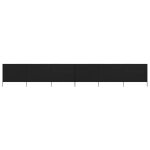 Vidaxl paravent 6 panneaux tissu 800 x 80 cm noir Vidaxl paravent 6 panneaux tissu 800 x 80 cm noir