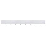 Vidaxl paravent 9 panneaux tissu 1200 x 160 cm blanc sable Vidaxl paravent 9 panneaux tissu 1200 x 160 cm blanc sable