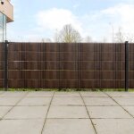 Vidaxl paravents de balcon 10pcs marron et noir 255x19cm résine tressé Vidaxl paravents de balcon 10pcs marron et noir 255x19cm résine tressé