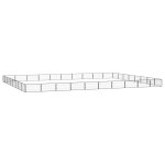 Vidaxl parc pour chien 36panneaux noir 100x50cm acier enduit de poudre