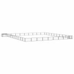 Vidaxl parc pour chien 40panneaux noir 100x50cm acier enduit de poudre