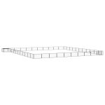 Vidaxl parc pour chien 44panneaux noir 100x50cm acier enduit de poudre