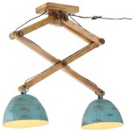 Vidaxl plafonnier 25 w bleu dlav 29x18x85 cm e27