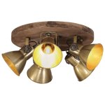Vidaxl plafonnier 25 w laiton antique 50x50x25 cm e27
