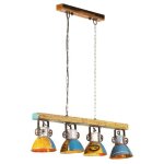 Vidaxl plafonnier industriel 25 w multicolore 111 cm e27