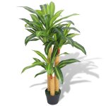 Vidaxl plante artificielle avec pot dracaena 100 cm vert Vidaxl plante artificielle avec pot dracaena 100 cm vert