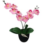 Vidaxl plante artificielle avec pot orchide 30 cm rose