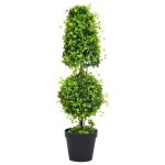 Vidaxl plante de buis artificiel avec pot vert 100 cm