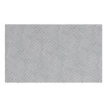 Vidaxl plaques en aluminium � damier 2 pcs antid�rapantes 50x30 cm