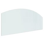 Vidaxl plaque de verre pour chemine 120x50 cm