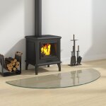 Vidaxl plaque en verre de chemin�e transparent 1200 x 500 mm verre