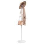 Vidaxl porte - manteau blanc 177 cm fer enduit de poudre Vidaxl porte - manteau blanc 177 cm fer enduit de poudre