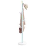 Vidaxl porte - manteau bleu 172 cm fer enduit de poudre Vidaxl porte - manteau bleu 172 cm fer enduit de poudre