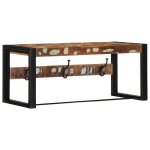 Vidaxl porte - manteau multicolore 80x35x35 cm bois massif récupération Vidaxl porte - manteau multicolore 80x35x35 cm bois massif récupération