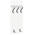 Vidaxl porte - manteau mural blanc 90 x 40 x 10 cm bois d'ing�nierie
