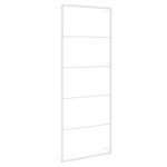 Vidaxl porte - serviette blanc 45x10x115 cm acier