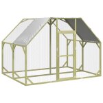 Vidaxl poulailler 268x200x190 cm bois de pin massif imprégné Vidaxl poulailler 268x200x190 cm bois de pin massif imprégné