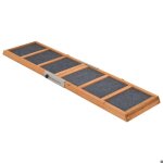 Vidaxl rampe pour chiens gris 120x30 cm bois de sapin solide Vidaxl rampe pour chiens gris 120x30 cm bois de sapin solide