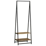 Vidaxl range - vêtements 60x45x180 cm bois d'acacia Vidaxl range - vêtements 60x45x180 cm bois d'acacia
