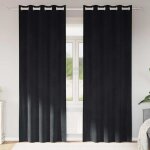 Vidaxl rideaux avec des rideaux 2 pcs noir 140 x 245 cm velours Vidaxl rideaux avec des rideaux 2 pcs noir 140 x 245 cm velours