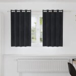 Vidaxl rideaux avec des rideaux 2 pcs noir 140 x 140 cm velours Vidaxl rideaux avec des rideaux 2 pcs noir 140 x 140 cm velours