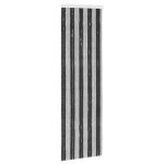 Vidaxl rideau anti - insectes en chenille gris et noir 56 x 185 cm