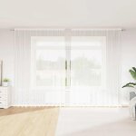 Vidaxl rideaux avec des rideaux blanc 300 x 280 cm polyester