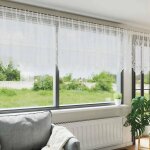 Vidaxl rideau en dentelle blanc 750 x 100 cm polyester