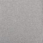 Vidaxl rideaux occultants aspect lin avec crochets 2pcs gris 140x175cm