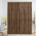 Vidaxl rideau occultant avec crochets velours beige 290x245 cm Vidaxl rideau occultant avec crochets velours beige 290x245 cm