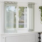 Vidaxl rideaux en voile avec ?illets 2 pcs gris clair 140x175 cm