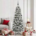 Vidaxl sapin de no�l artificiel avec 300 led blanc 73 x 73 x 180 cm