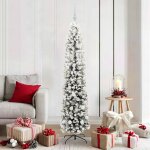 Vidaxl sapin de no�l artificiel with leds vert et blanc 180 cm pvc
