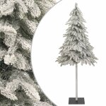 Vidaxl sapin de no�l artificiel avec neige floqu�e 210 cm
