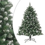 Vidaxl sapin de noel artificiel avec support 150 cm pvc