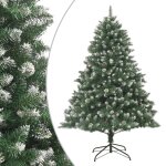 Vidaxl sapin de noel artificiel avec support 210 cm pvc