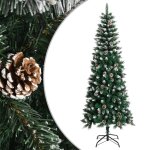 Vidaxl sapin de no�l artificiel avec support vert 240 cm pvc