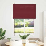Vidaxl store pliss� rouge bordeaux 90x100 cm largeur du tissu 89, 4 cm